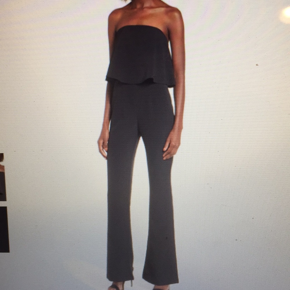 Socialite Popover Strapless Jumpsuit